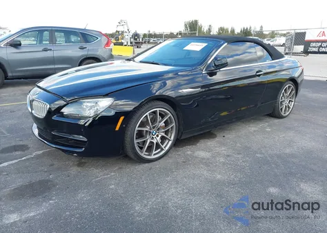 2012 BMW 650I z USA, uszkodzony, nr VIN WBALZ3C54CDL70373